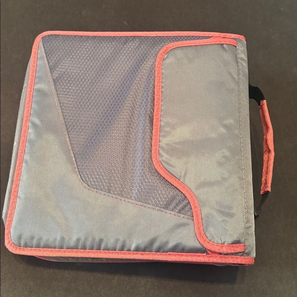 Mead Five Star Pink & Gray 3” 3-Ring Zipper Binder 850 Sheet Capacity NEW